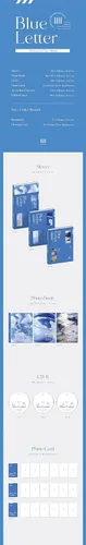 Vista 2 de MONSTA X Wonho Letra Azul 2ª Versión Mini Álbum.II 1p Póster Plegable en Paquete+96p PhotoBook+1p PhotoCard+1p Postal de Acordeón+Seguimiento