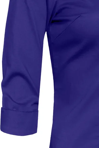 Vista 5 de NE PEOPLE Camisa de oficina con botones y manga 3/4 a medida para mujer