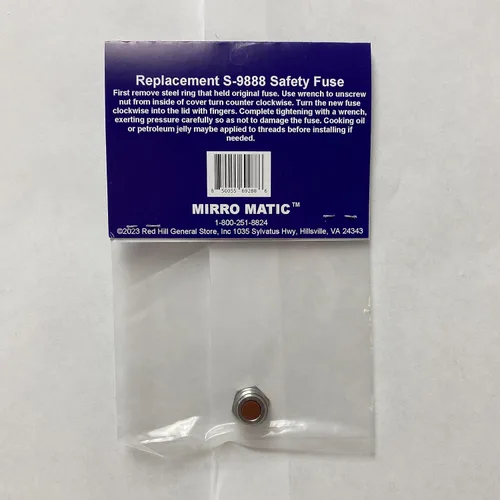 Vista 2 de S-9888 Fusible de seguridad de metal para cocinas y conservas Mirro