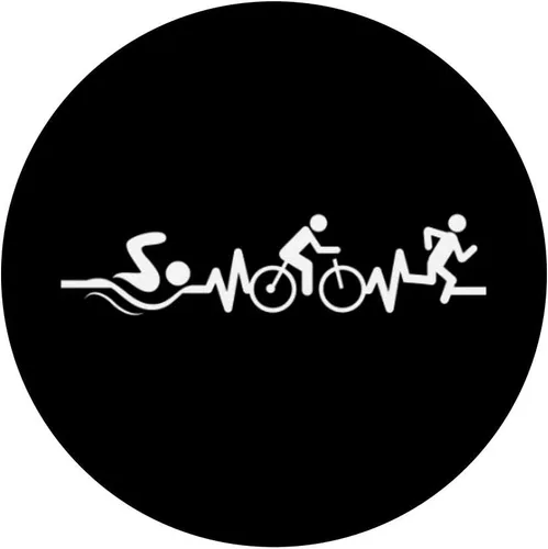 Vista 3 de Triathlon Heartbeat - Bicicleta de natación con agarre y soporte para teléfonos y tabletas