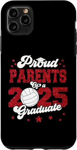 Vista 13 de iPhone 16 Parents of a 2025 Graduate Prom Graduation 25 VolleyBall Case