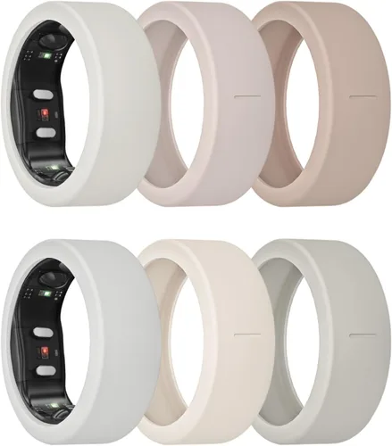 Vista 9 de Paquete de 3/6 fundas de anillo para Gen 3/Gen 2/1, protector de anillo de silicona elástico para RingConn Gen 2, accesorios de entrenamiento