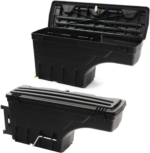 Vista 5 de CHEDA Caja de almacenamiento para caja de camión, compatible con Toyota Tundra 2007, 2008, 2009, 2010, 2011, 2012, 2013, 2014, 2015, 2016, 2017