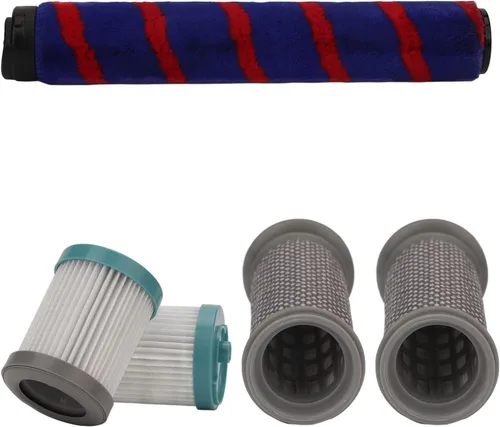 Vista 7 de Fdit Kit de filtro de vacío, rollo de cepillo de repuesto para ECOVACS TEK, A10, A11, EA10