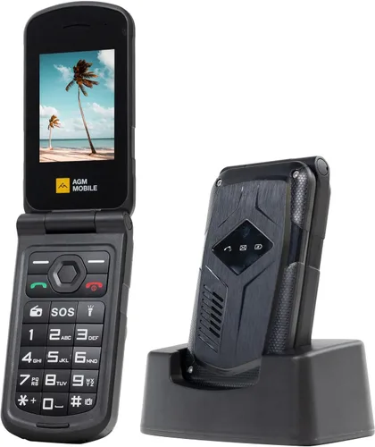 Vista 9 de AGM M10 - Teléfono con tapa resistente para T-Mobile, 4G LTE Dual SIM, IP69K impermeable