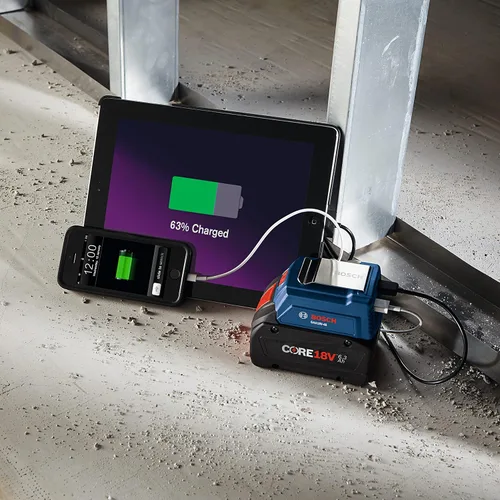 Vista 7 de Bosch GAA18V-48N 18V USB Adaptador de Potencia Portátil