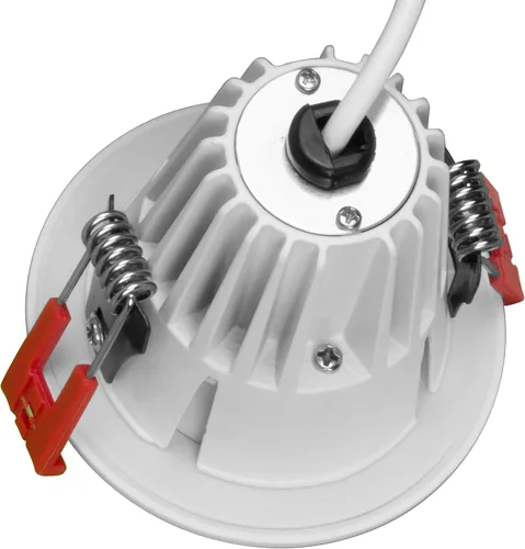 Vista 5 de NICOR Iluminación LED redonda empotrable de 2 pulgadas en blanco, 4000 K (DRD211204KWH)