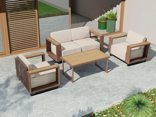 Vista 19 de MOCHITO Conjuntos de muebles de patio al aire libre para todo tipo de clima