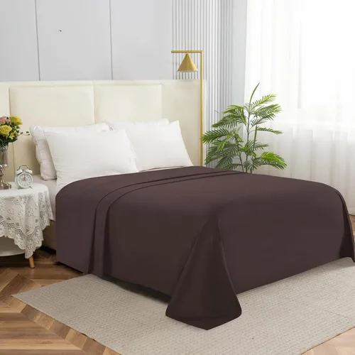 Vista 18 de Elegant Comfort Sábana encimera de 1 pieza de calidad hotelera, lujosa y suave, 1500 hilos, calidad egipcia, resistente a arrugas, manchas