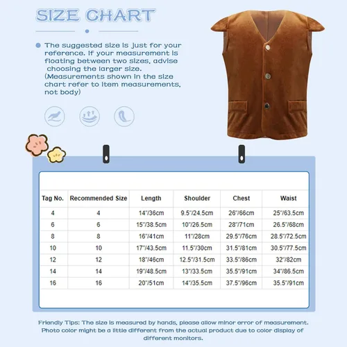 Vista 5 de inhzoy Disfraz medieval renacentista para niños, chaleco pirata, chaleco de terciopelo, campesino, cosplay, Halloween, camiseta sin mangas