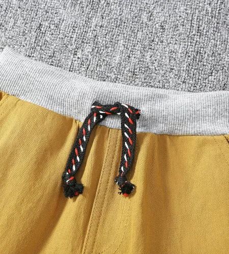 Vista 5 de Bumeex Pantalones cortos de algodón para bebé, paquete de 2
