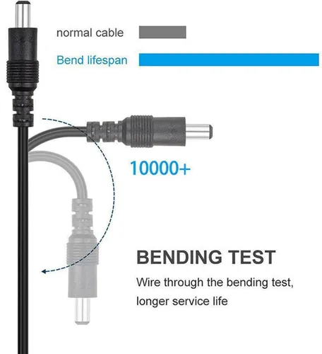 Vista 5 de 21 W para cable de alimentación Echo, adaptador de cargador de fuente de alimentación de 15 V 1.4 A para Amazon Echo de 1ª generación, para Echo