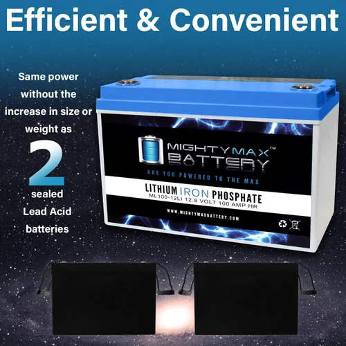 Vista 7 de Mighty Max Battery Batería de repuesto de litio de 12V 100AH compatible con Minn Kota Trolling Power Center