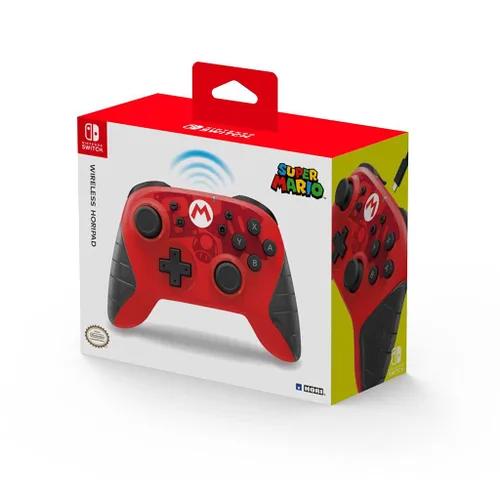 Vista 4 de Nintendo Switch USB-C Wireless HORIPAD Mario By HORI - Officially Licensed By Nintendo