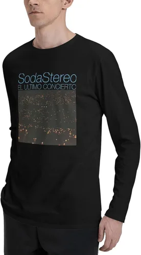 Vista 5 de Soda Stereo El Ultimo Concierto B Long Sleeve Man's Fall Casual Crew Neck Pullover