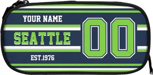 Vista 26 de Estuche de lápices personalizado Arizona con número de nombre, caja de lápices personalizada estilo fútbol, estuche de bolígrafo personalizado