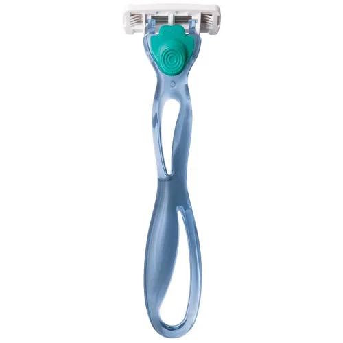 Vista 5 de BIC Soleil Bella Click - Maquinilla de afeitar desechable de 4 hojas para mujer, 1 mango y 4 cartuchos