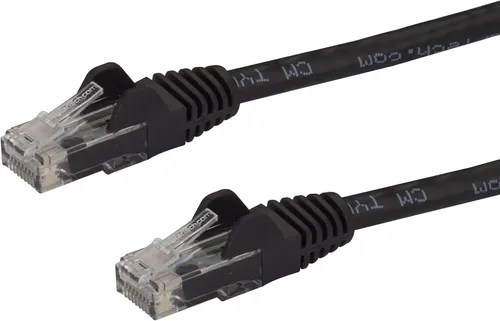 Vista 36 de StarTech Cable Ethernet CAT6 de 6 pulgadas – Cable Ethernet CAT 6 Gigabit amarillo -650 MHz 100 W PoE RJ45 UTP Network/Patch Cord Snagless w/Strain