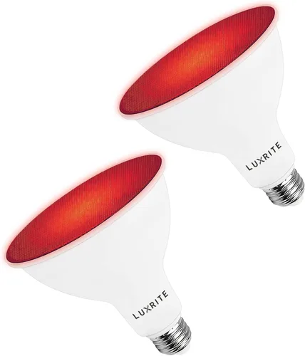 Vista 18 de LUXRITE Bombilla LED PAR38 verde de inundación, 8 W (equivalente a 45 W), bombilla LED verde de inundación, clasificación húmeda, certificación UL
