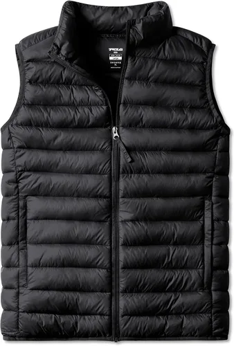 Vista 8 de TSLA Chaleco acolchado ligero y plegable para hombre chalecos impermeables para invierno al aire libre