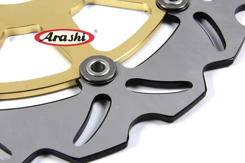 Vista 4 de Arashi Rotores de discos de freno delanteros y traseros para Suzuki GSXR 1000 2001 2002 K1 K2 Accesorios de repuesto para motocicleta GSX R 1000