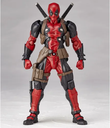 Vista 10 de figurecomplex Amazing Yamaguchi Series No.001 Deadpool Aproximadamente 6.299 in [Importación de Japón]