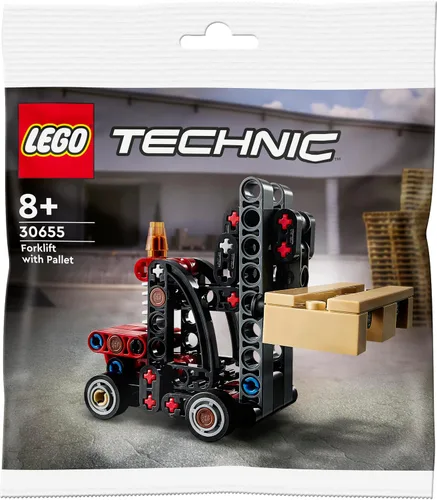 Vista 2 de LEGO 30655 Carretilla elevadora con bolsa de plástico para palet - Nuevo.