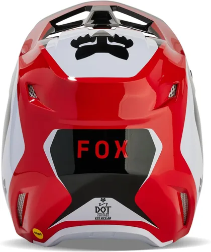 Vista 3 de Fox Racing Casco unisex para motocross V1, rojo fluorescente, XS