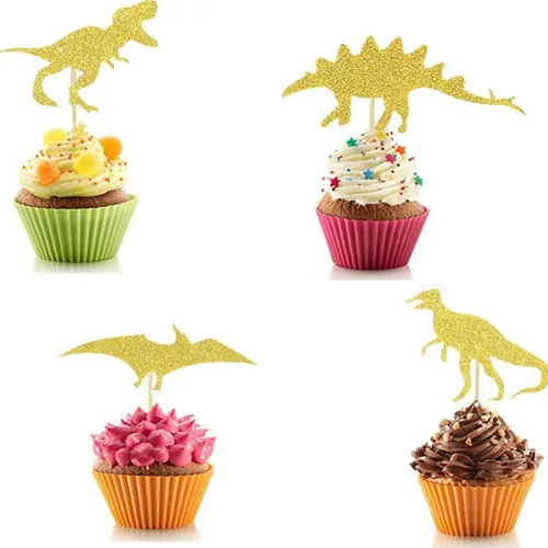 Vista 7 de Dinosaur Designed Cake 16pcs Decorative Topper