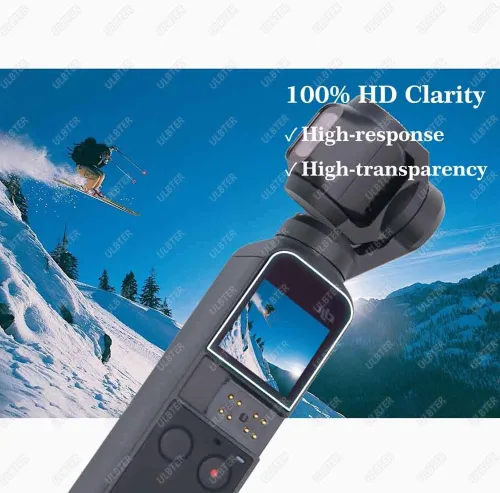 Vista 5 de ULBTER Protector de pantalla de lente para DJI Osmo Pocket 2 / Pocket 1 [2+2 unidades]