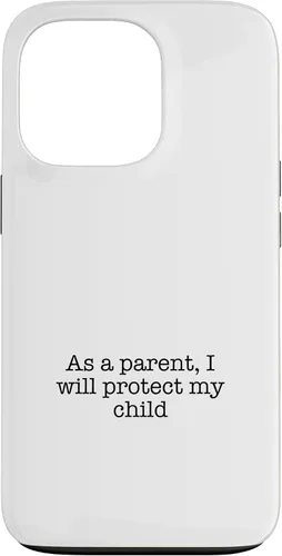 Vista 10 de As a parent, I will protect my child Case for iPhone 16