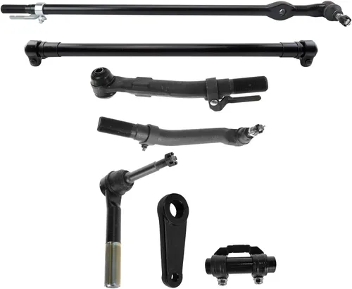 Vista 343 de TRQ Kit de dirección delantera con barra de acoplamiento de fuelle de piñón y cremallera compatible con Toyota Echo 2000-2005
