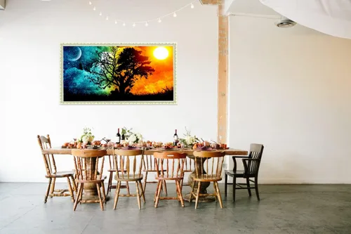 Vista 7 de JesMolla Kit de pintura de diamante cuadrado completo 5D por números para adultos, kits de pintura de diamantes cuadrados de taladro completo, kit