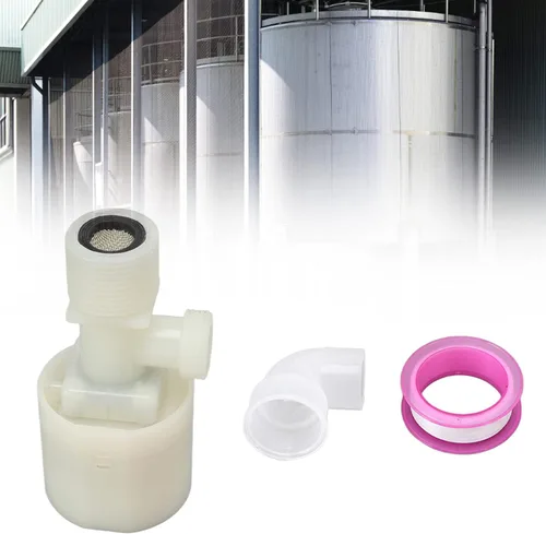 Vista 8 de Water Level Control Valve Automatic Valve Plastic Floating Ball Controller Water Tower Switch Internal Passage Male G1