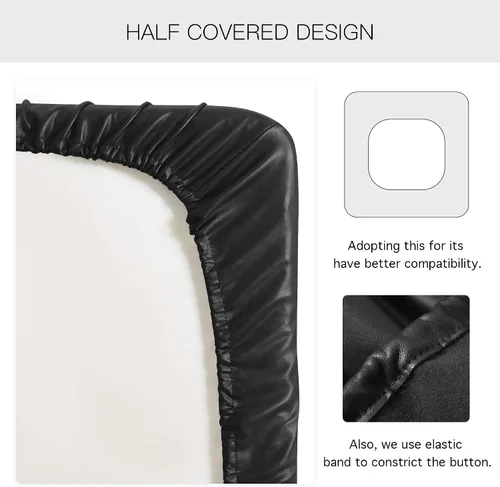 Vista 6 de Yates Home Funda de cojín de piel sintética para sofá, impermeable, elástica, para asiento de caravana, sofá biplaza, protector de muebles, funda