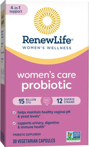 Vista 8 de Renew Life Cápsulas probióticas para mujeres, apoya el equilibrio del pH para mujeres, salud vaginal, urinaria, digestiva e inmunológica, L.