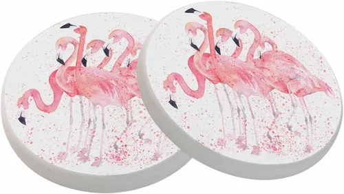 Vista 42 de oFloral Juego de 2 posavasos de calavera para bebidas, diseño de rosas, flores, cultura popular, festivales, tazas, individuales para decoración