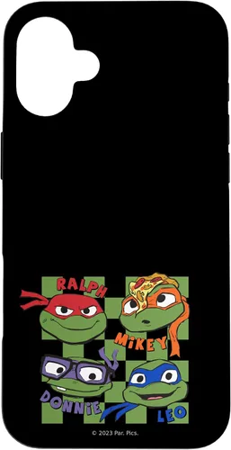 Vista 23 de iPhone 12/12 Pro Teenage Mutant Ninja Turtles: Mutant Mayhem Turtle Heads Case