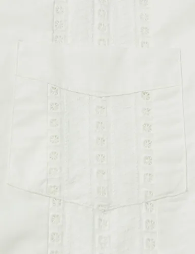 Vista 4 de JOGAL Camisas de guayabera cubana de manga corta con botones para la playa