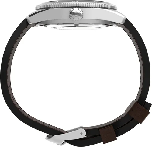 Vista 4 de Timex Reloj Waterbury Dive automático de 1575in TW2V24800ZV para hombre PlataNegro Waterbury Dive Automático de 1575in