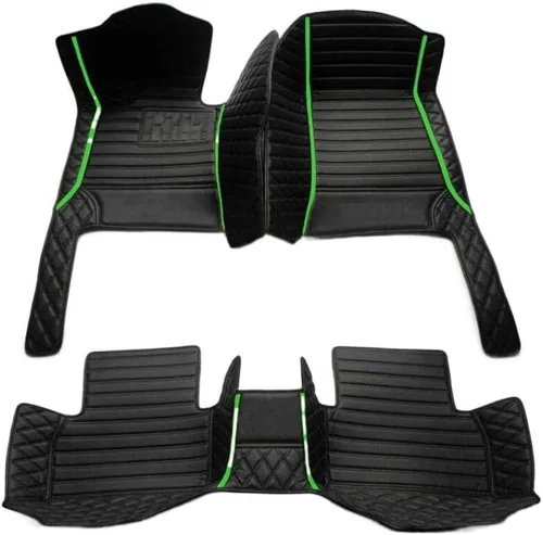 Vista 22 de Tapetes de automóvil personalizados para el 99% de modelos de vehículos, cuero, tapicería completa, color beige, rojo, rosa, azul, púrpura