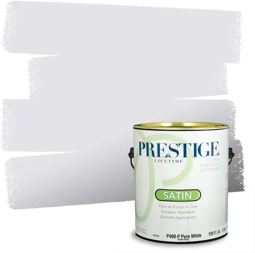 Vista 49 de Prestige Pintura interior e imprimación en uno, increíble, satinado, 1 galón
