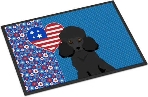 Vista 117 de Caroline's Treasures WDK5119JMAT Airedale Terrier USA - Tapete para interiores o exteriores, 24 x 36 pulgadas, tapete para puerta delantera