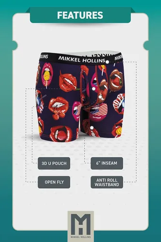 Vista 6 de MIKKEL HOLLINS Mix & Match Underwear For Couples - Mens and Womens Underwear - To Make Complete Set Select 3 Items Separately
