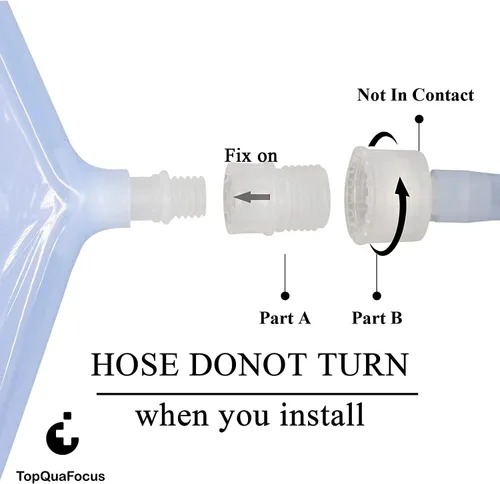 Vista 5 de TopQuaFocus Paquete de reemplazo de tubos de enema para limpieza de colon tubos largos de colon y puntas de enema flexibles Tubos de enema