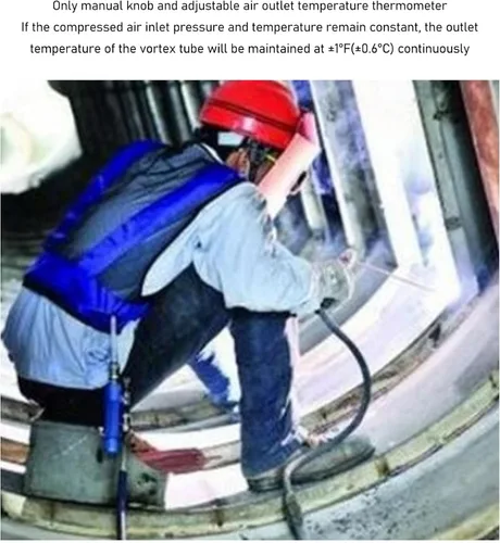 Vista 4 de TOPINCN Tubo de chaleco de aire acondicionado, tubo de chaleco de enfriamiento de hielo, tubo de chaleco de enfriamiento de acero para soldadura