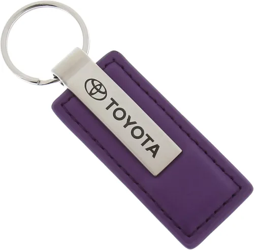 Vista 6 de Au-TOMOTIVE GOLD Llavero de cuero rectangular para Toyota