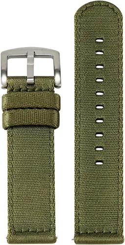 Vista 4 de WOUKUP - Correa de reloj de liberación rápida de nailon Military Style, material de cinturón de seguridad premium, correa de reloj de 0.709