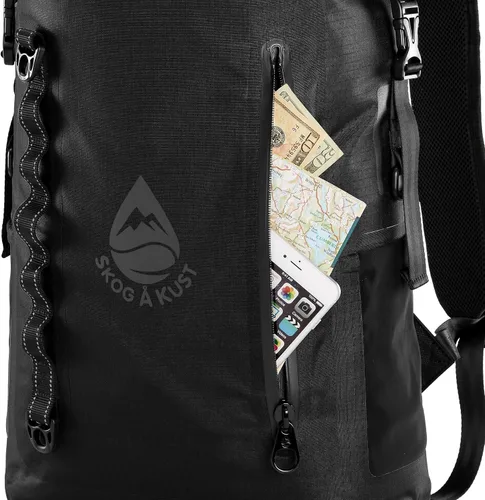 Vista 5 de Skog Å Kust BackSåk Pro Mochilas flotantes impermeables con bolsillo exterior hermético con cremallera