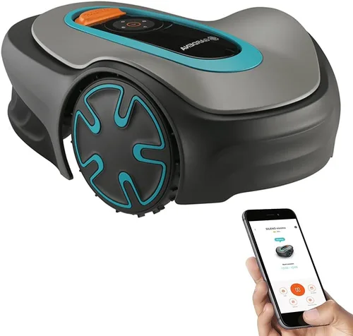Vista 12 de GARDENA 15101-41 SILENO Life - Cortacésped robótico automático, con aplicación Bluetooth y cable delimitador, uno de los más silenciosos de su